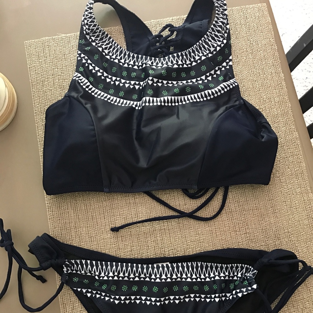 Look up to me tank bikini set
